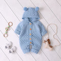 Cute Hooded Knit Jumpsuit for Snuggly Everyday Comfort 1