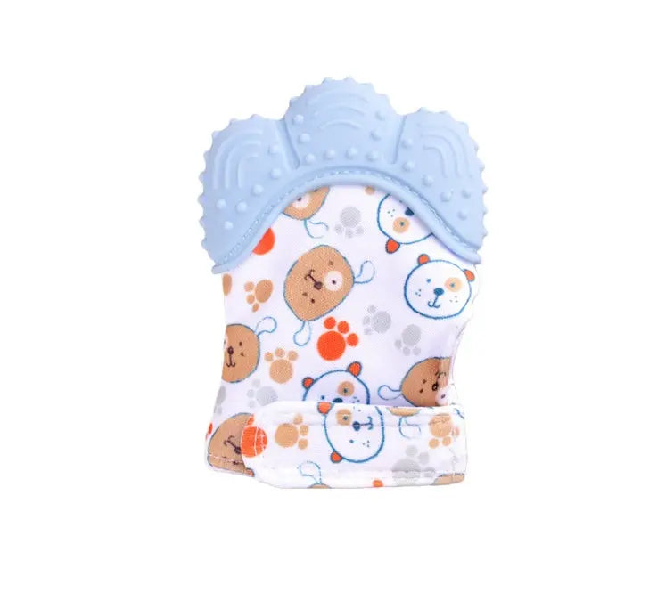 Soft Silicone Baby Teether Gloves for Happy, Calm Chewing 1