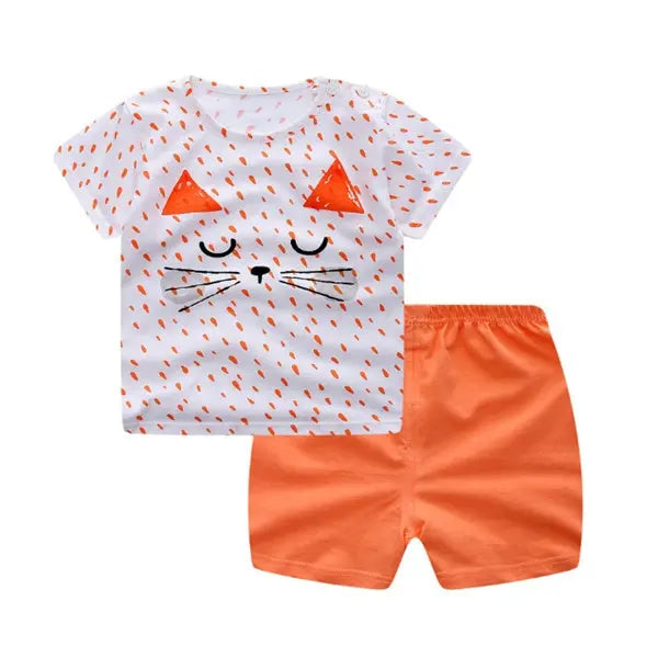 Adorable Baby T-Shirt and Shorts Set for Summer 1