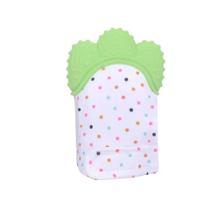 Soft Silicone Baby Teether Gloves for Happy, Calm Chewing 1