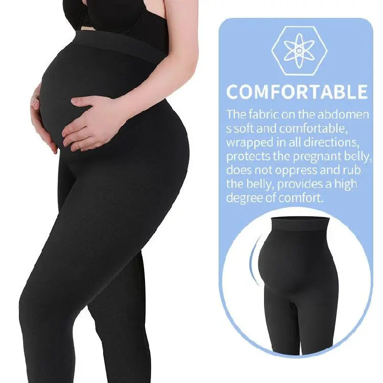 Comfortable High-Waist Maternity Leggings for Moms-to-Be 1