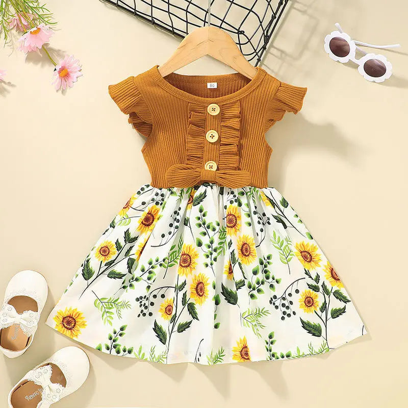Light and Comfortable Summer Dress for Little Girls 1
