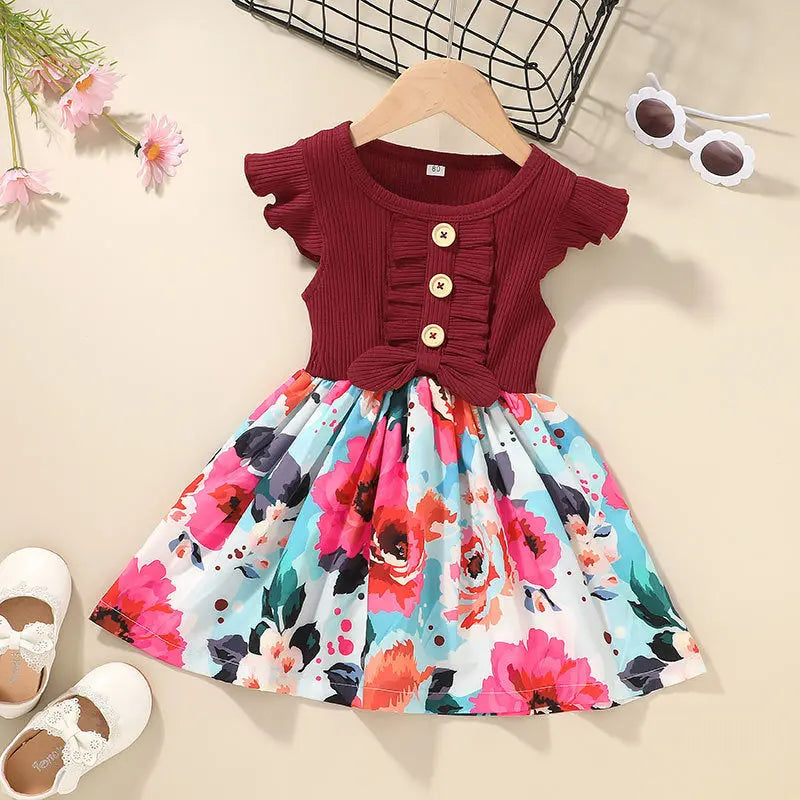 Light and Comfortable Summer Dress for Little Girls 1