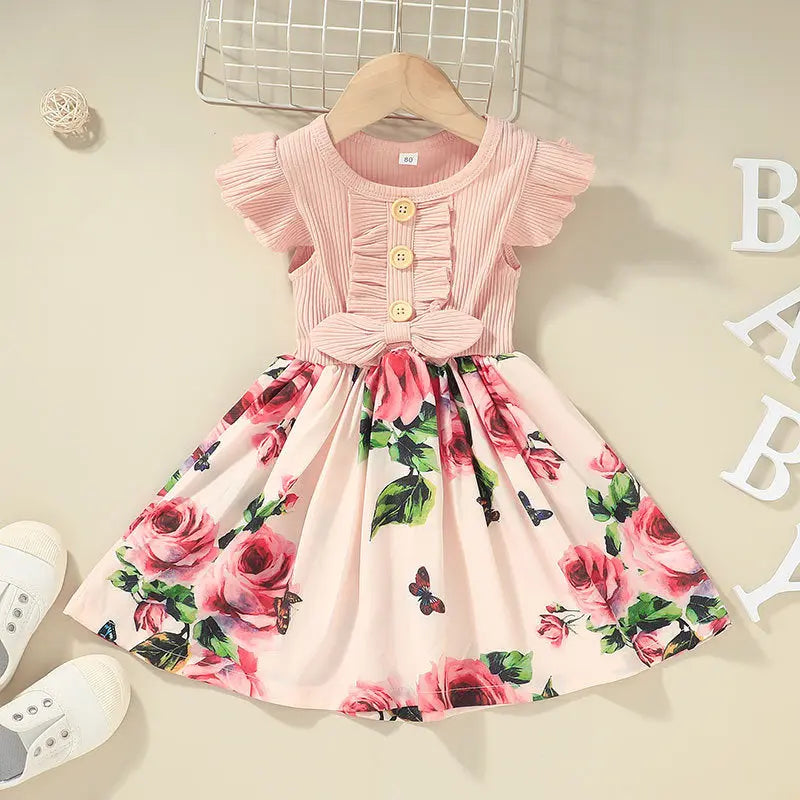 Light and Comfortable Summer Dress for Little Girls 1