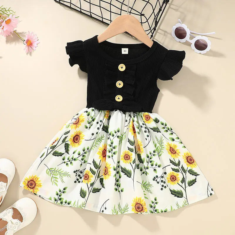 Light and Comfortable Summer Dress for Little Girls 1