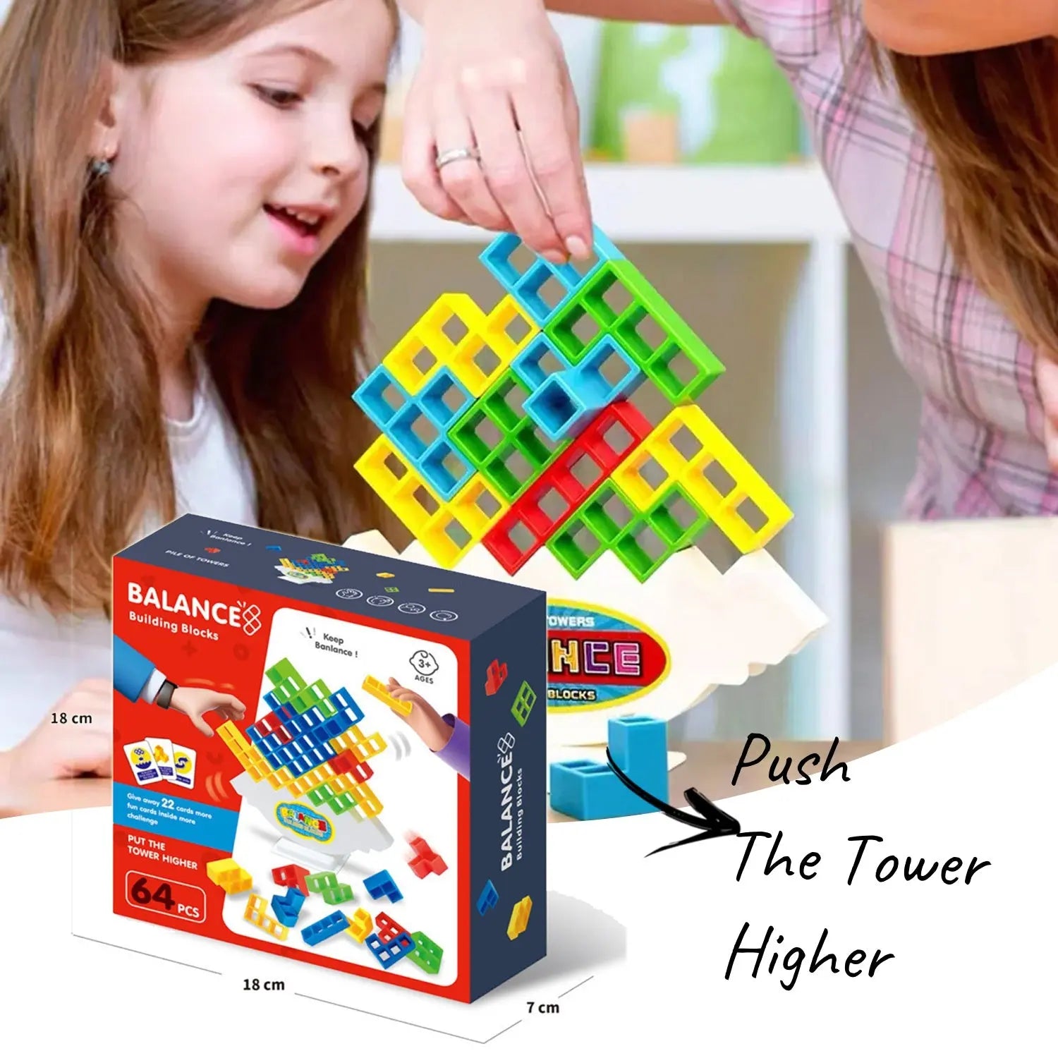 Family Balance Stacking Game – Fun for Kids and Adults 1