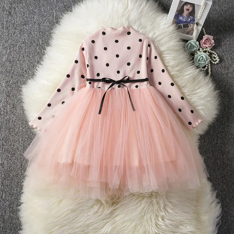 Baby Girl Tutu Lace Dress for Birthdays & Special Moments 1