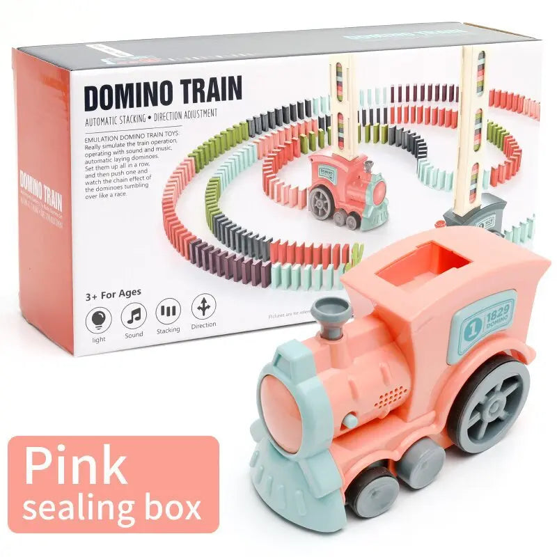 Automatic Domino Train Toy for Kids Fun Learning 1