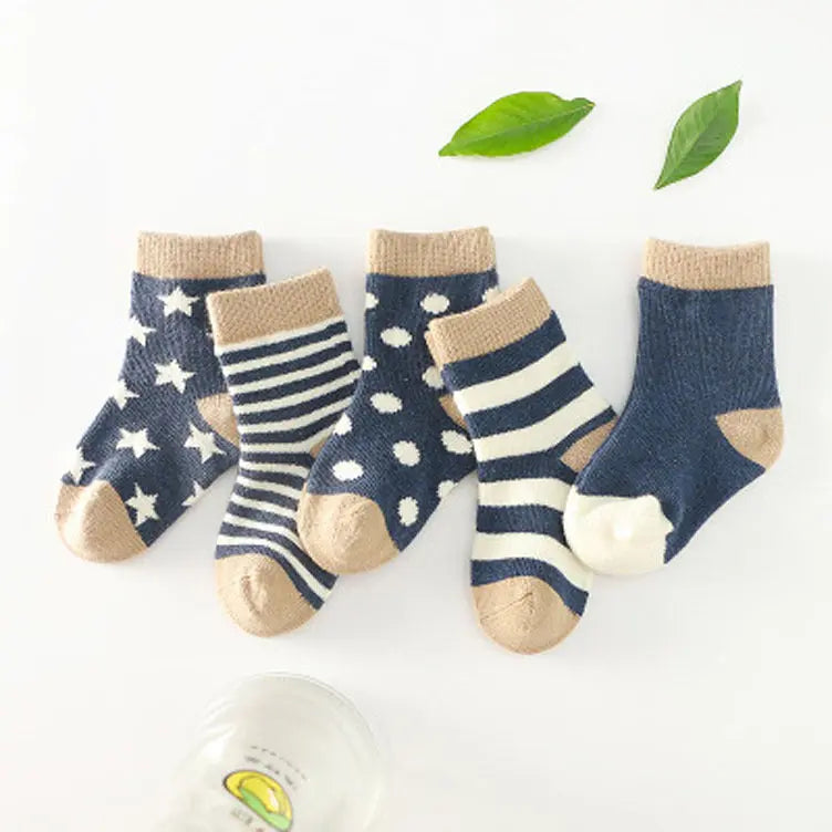 Durable Cotton Tube Socks Keep Little Feet Happy 1