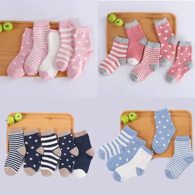 Durable Cotton Tube Socks Keep Little Feet Happy 1