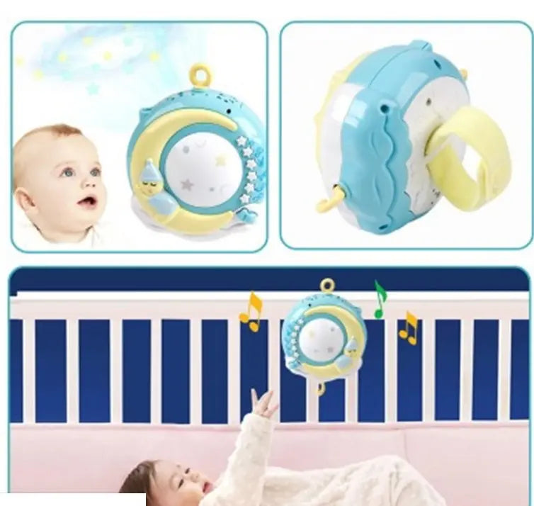 Rotating Baby Mobile with Music and Gentle Projection 1