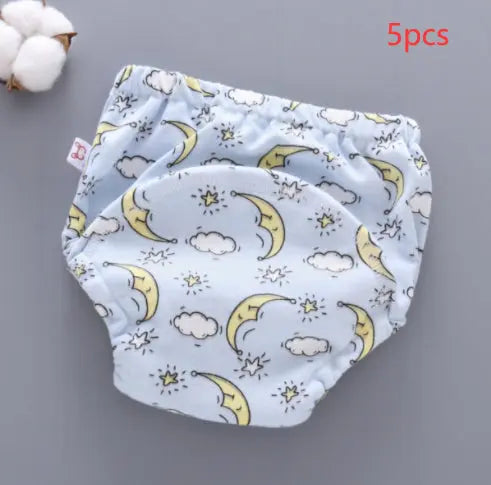 Baby Training Pants Washable 6-layer Gauze Diaper Cover 1