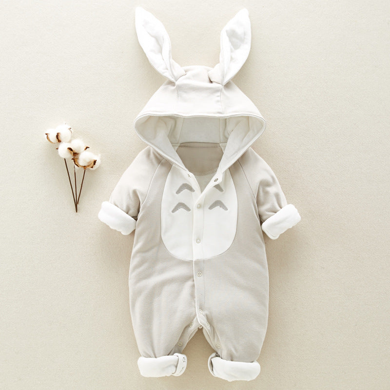 Ultra-Warm Baby Romper for Cold Days