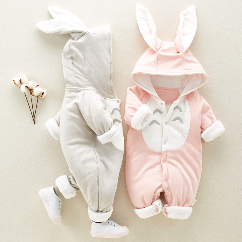 Ultra-Warm Baby Romper for Cold Days