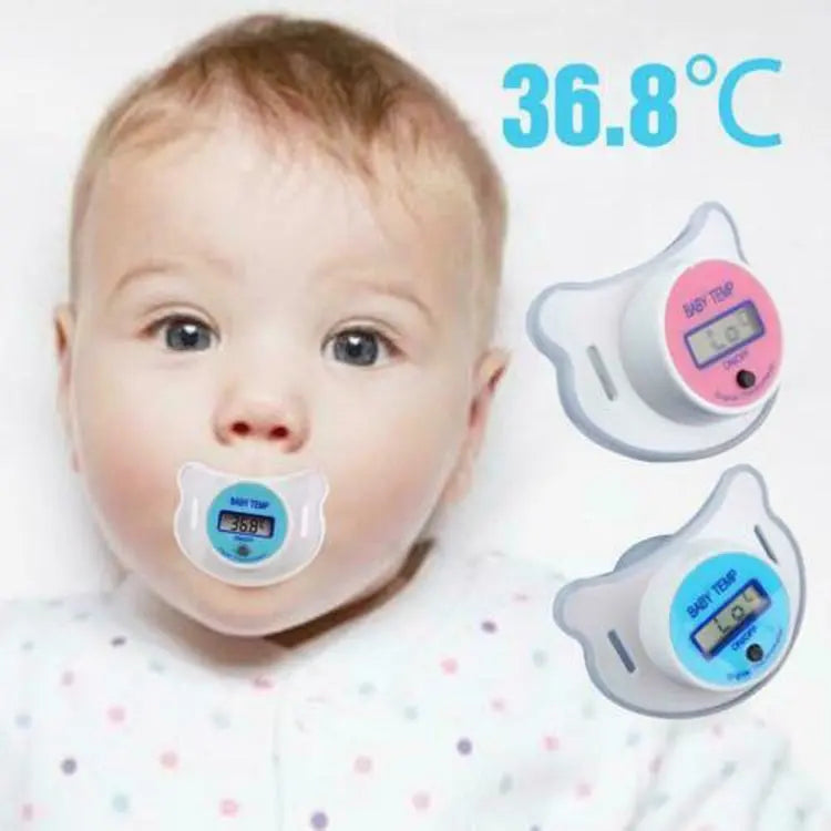 Safe, Gentle Pacifier Thermometer for Quick Baby Temperature Readings 1