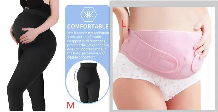 Comfortable High-Waist Maternity Leggings for Moms-to-Be 1