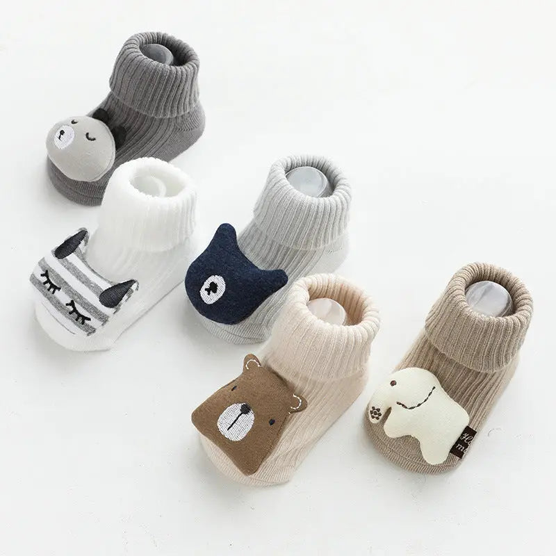 Baby Socks Dispensing Glue Non-Slip Loose Baby Socks Children Floor Socks 1