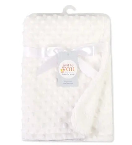 Cozy Polar Dot Baby Swaddle Blanket for Newborns. 1