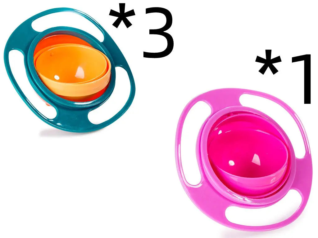 360 Rotate Universal Spill-proof Bowl Dishes 1