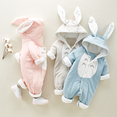 Ultra-Warm Baby Romper for Cold Days