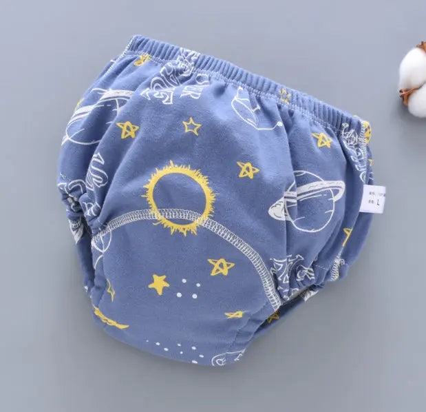 Baby Training Pants Washable 6-layer Gauze Diaper Cover 1
