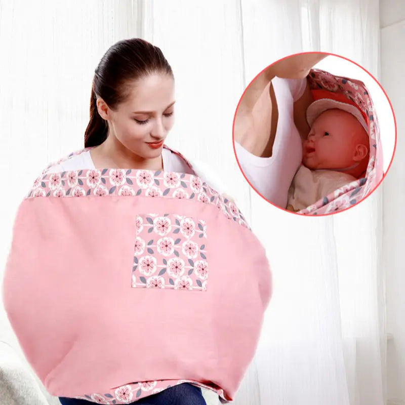 Comfortable Baby Wrap Sling for Easy, Hands-Free Nursing 1
