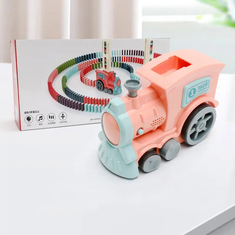 Automatic Domino Train Toy for Kids Fun Learning 1