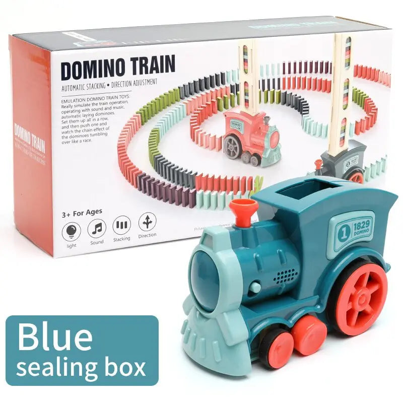 Automatic Domino Train Toy for Kids Fun Learning 1