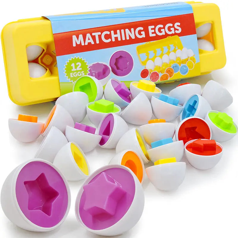 Montessori Smart Egg Toy for Fun Shape Learning. 1