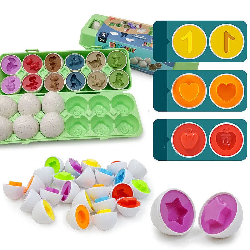 Montessori Smart Egg Toy for Fun Shape Learning. 1