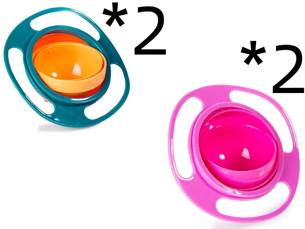 360 Rotate Universal Spill-proof Bowl Dishes 1