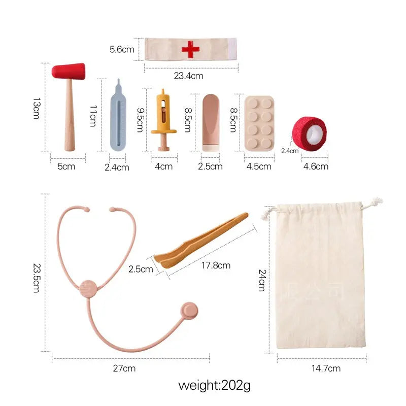 Kids Educational Doctor Toy Suit for Creative Roleplay 1